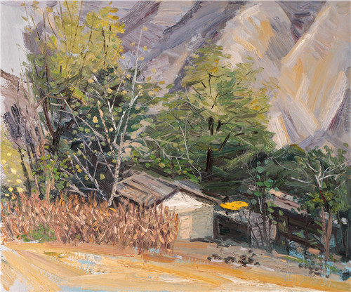 李豪油画作品