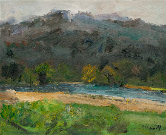 李豪油画作品