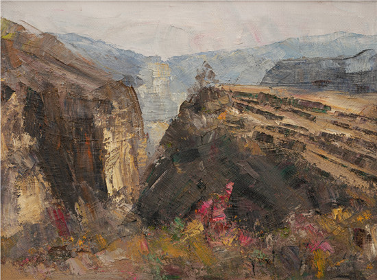 李豪油画作品