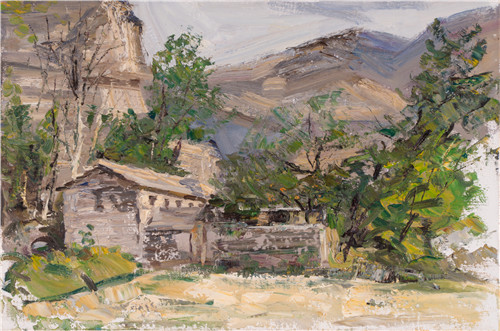 李豪油画作品