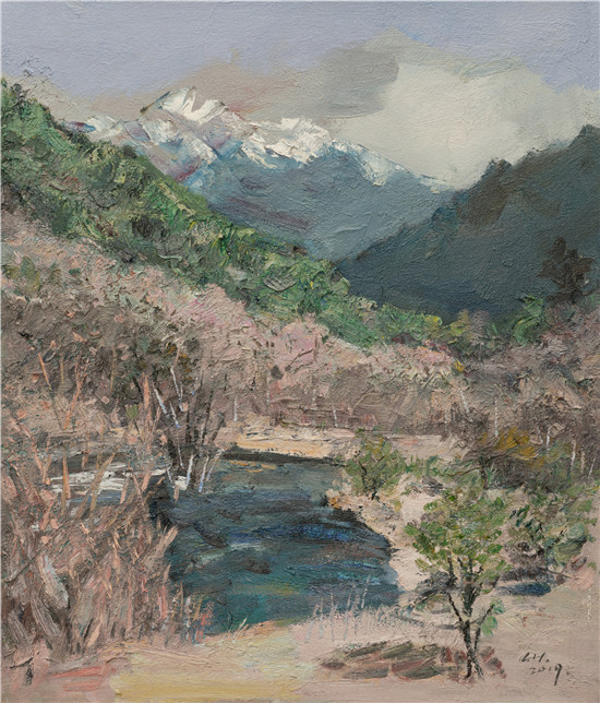 李豪油画作品