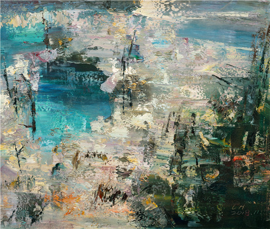 李豪油画作品