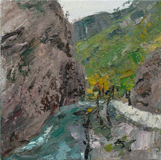 李豪油画作品