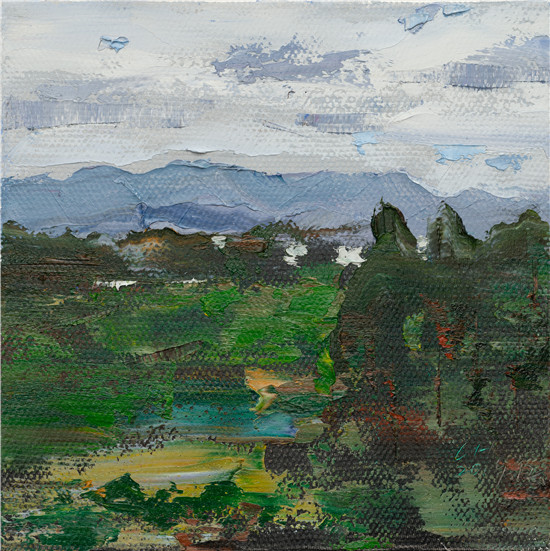 李豪油画作品
