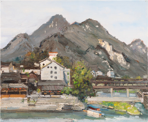 李豪油画作品