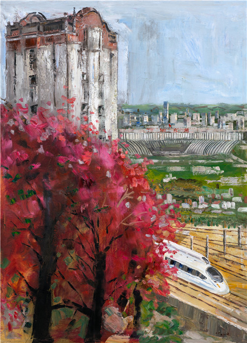 李豪油画作品