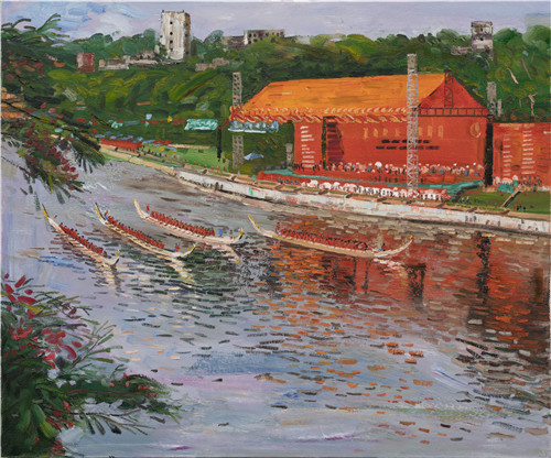 李豪油画作品