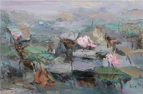 李豪油画作品