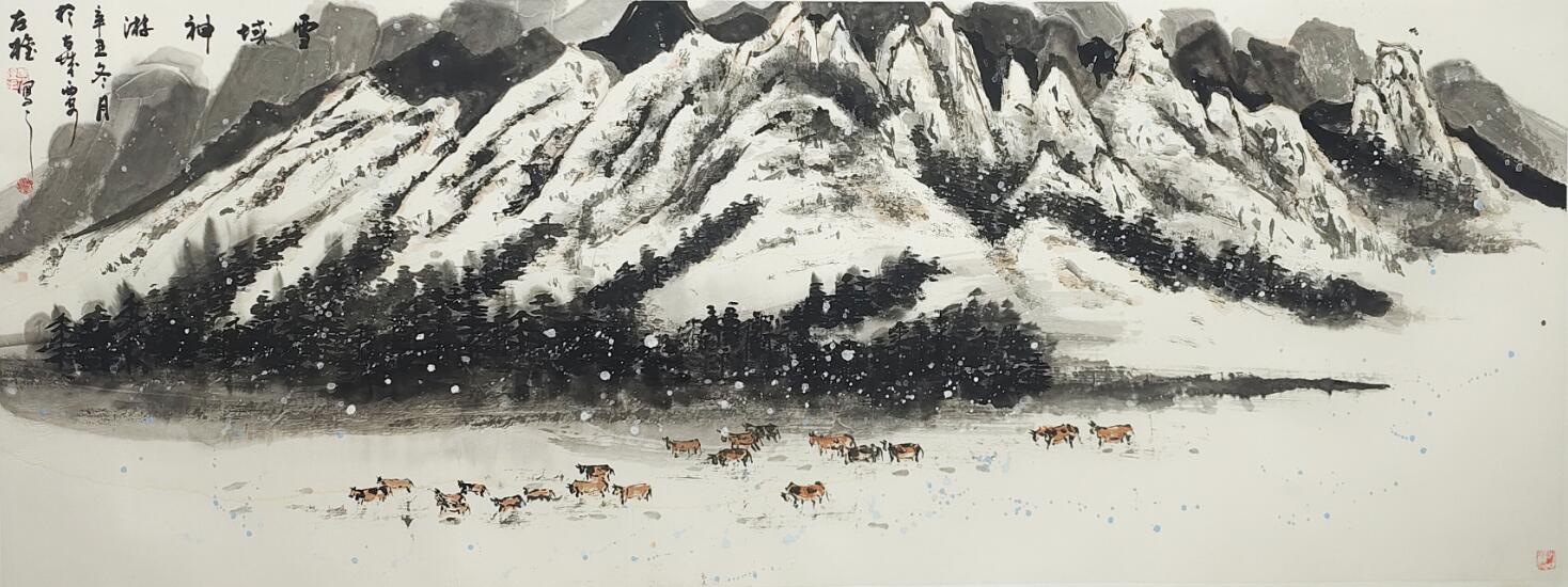 左权国画作品